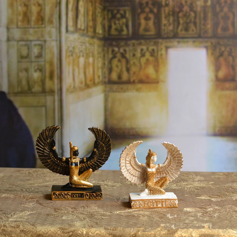 Home Decoration Fashion Egypt Isis Goddess Sculpture Ornament Handmade Resin Craft Room Ornaments Gift Sculpture Home Decoration Fashion Egypt Isis Goddess Sculpture Ornament Handmade Resin Craft Room Ornaments Gift Sculpture