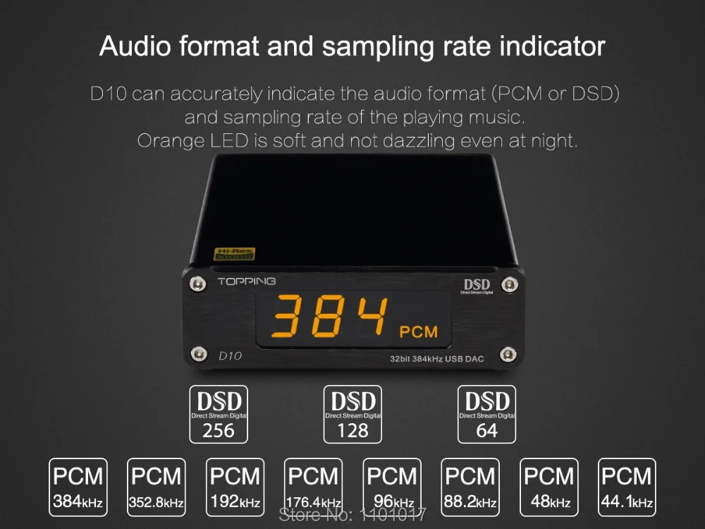 Топпинг D10 мини USB DAC HIFI EXQUIS CSS XMOS XU208 ES9018K2M OPA2134 аудио усилитель декодер