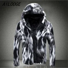 AILOOGE новая специальная зимняя шуба повседневная мужская дикая личность Толстая Шуба кожаная трава мужской