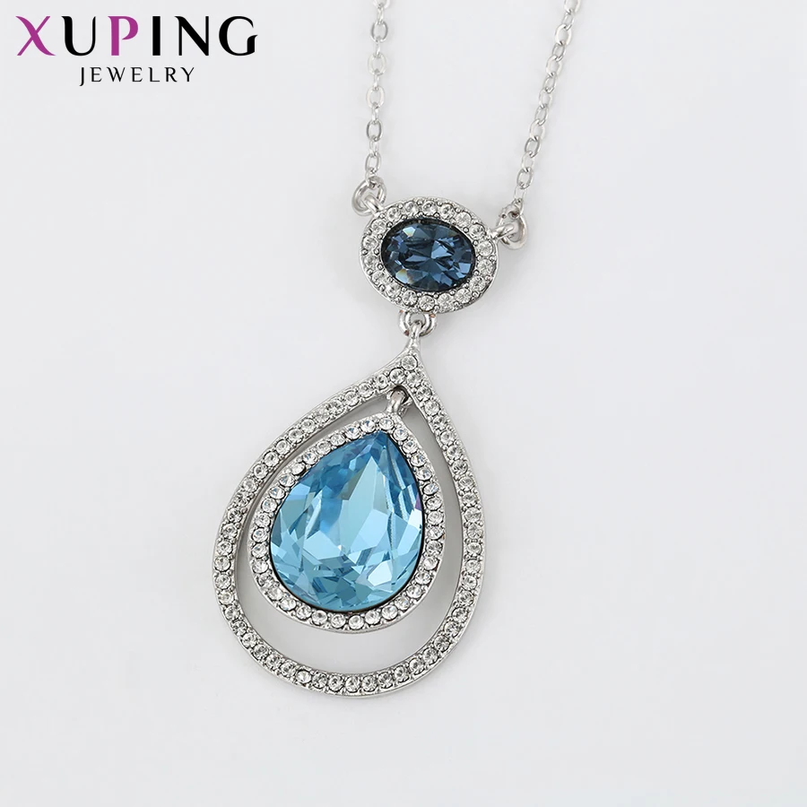 Xuping модные Кристаллы от Swarovski Романтический Цепочки и ожерелья ювелирных изделий