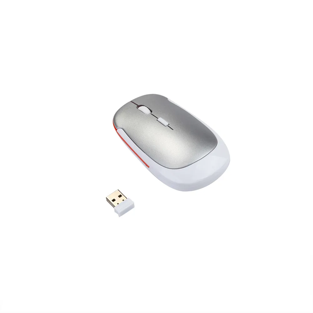 Новая 2,4 ГГц Беспроводная игровая мышь USB 2,0 приемник 4 кнопки 1600 dpi офисные высококачественные Мыши для ПК ноутбук L0202