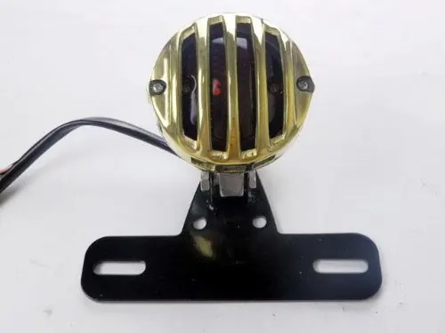 

Gold Motorcycle Tail Brake Light for Harley Bobber Chopper Triumph Custom