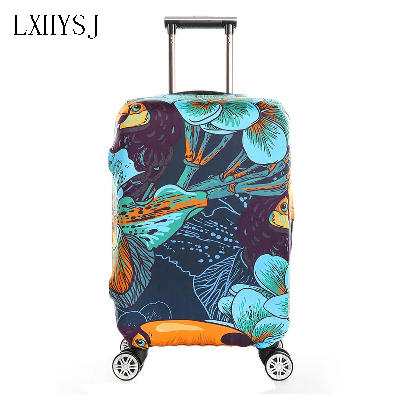 LXHYSJ эластичный чемодан защитный Чехол чемодан пылезащитный чехол для 19-32 дюймов тележка чемодан пылезащитный чехол туристические