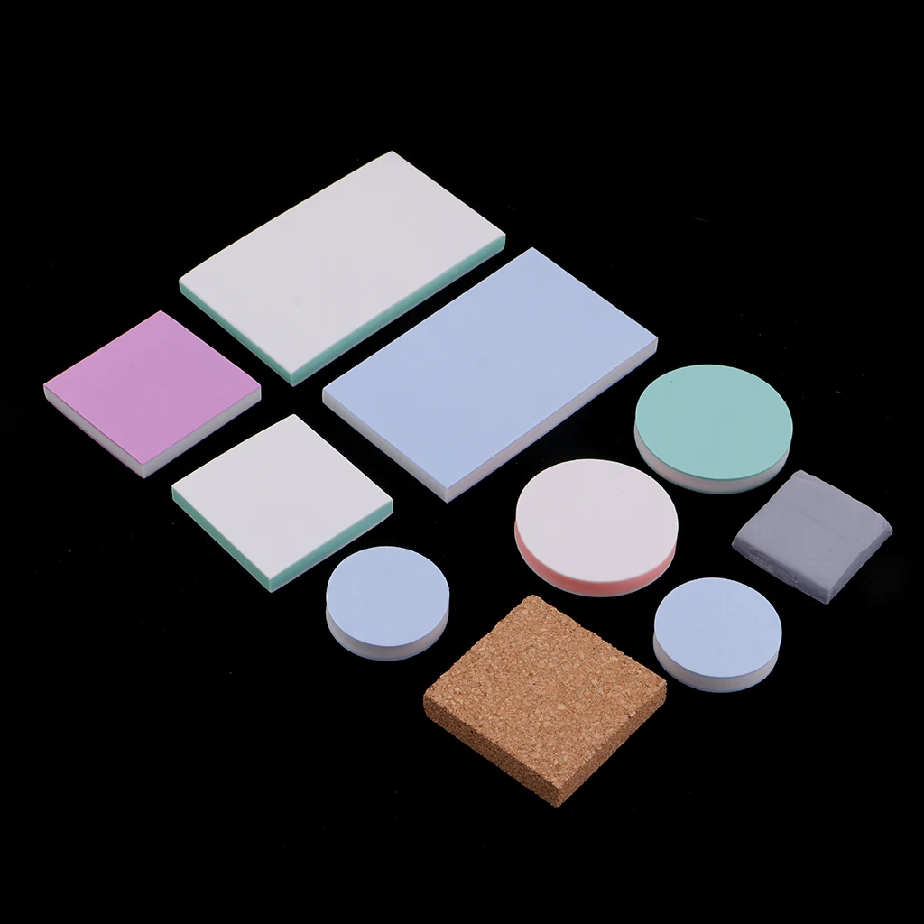 1 Set DIY Handmade Rubber Stamp Carving Block with Chisels Blades Cutting Mat Ink Pad Kit Carving Tool for Scrapbook Craft