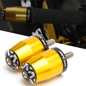 

For KYMCO AK 550 2018 Accessories Motorcycle Cnc Handlebar Grips Handle Bar Ends plug gold Anti Vibration For KYMCO AK550 2017