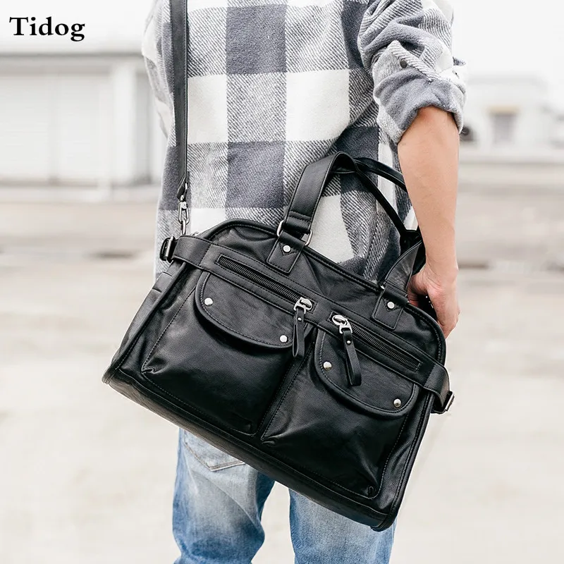 

Tidog The new multi pocket design men's handbag