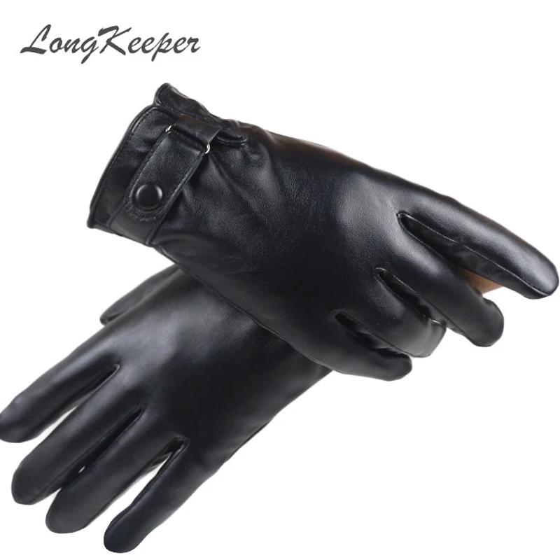 Longkeader перчатки осень-зима мужские утолщенные теплые кашемировые термальные варежки мужские перчатки для сенсорного экрана для смартфона/Ipad G270