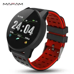 MAFAM Смарт-часы спортивные часы Фитнес трекер IP67 Водонепроницаемый Smartwatch Running Велоспорт Альпинизм для IOS Android часы