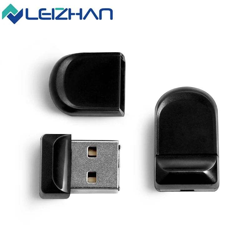 LEIZHAN New Design Mini USB Flash Drive Pen Drive Pendrive USB 2.0 Flash Minions 4G 8G 16G 32G Memory Stick Black
