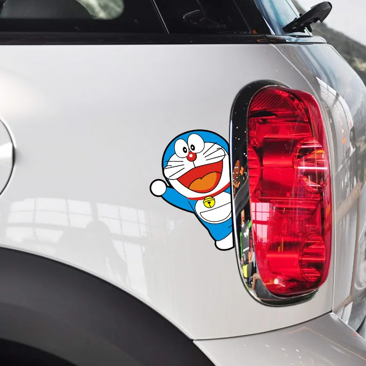 

Car Sticker High Quality Happy Doraemon Say Hello Personalized Styling Sticker Laptop Refrigerator Motorcycle Decal