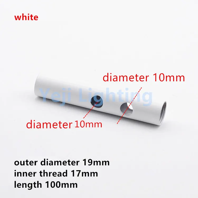 Description Picture 4 of itemM16 M19 M25 lamp tooth tube indoor floor lamp connection tube iron metal inner thread pipe tube for led pendant light wall lamps