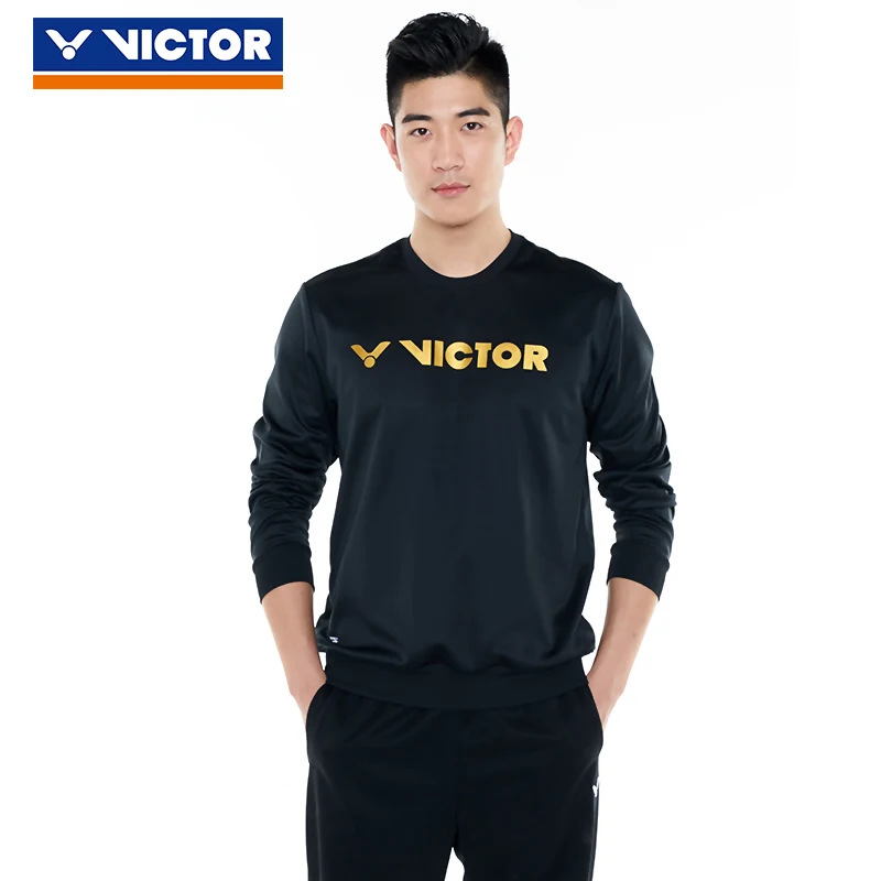 

New Arrival Victor Men WomenLong Sleeve Sport Jersey Sweater Clothing badminton Uniform Clothes 85105
