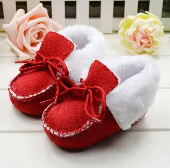 S119 free shipping New Very Cute Winter Warm children's shoe red Baby