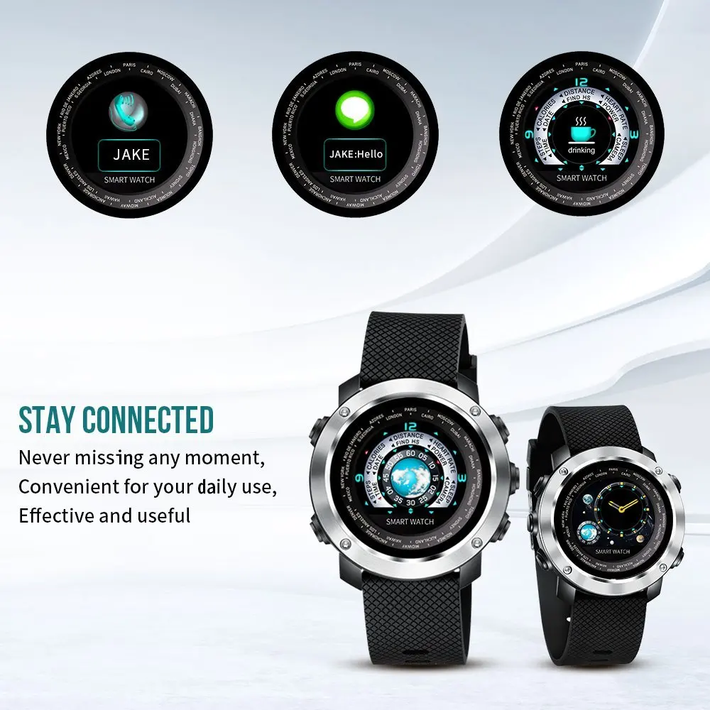 SKMEI Смарт часы спортивные HeartRate калории Удаленная камера Smartwatch Relogio Masculino Erkek Kol Saati
