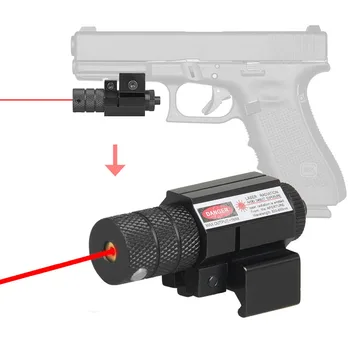 

PPT Tactical Red Laser Sight Black Color Fit 21.2mm Rail For Hunting Rifle gs20-0048