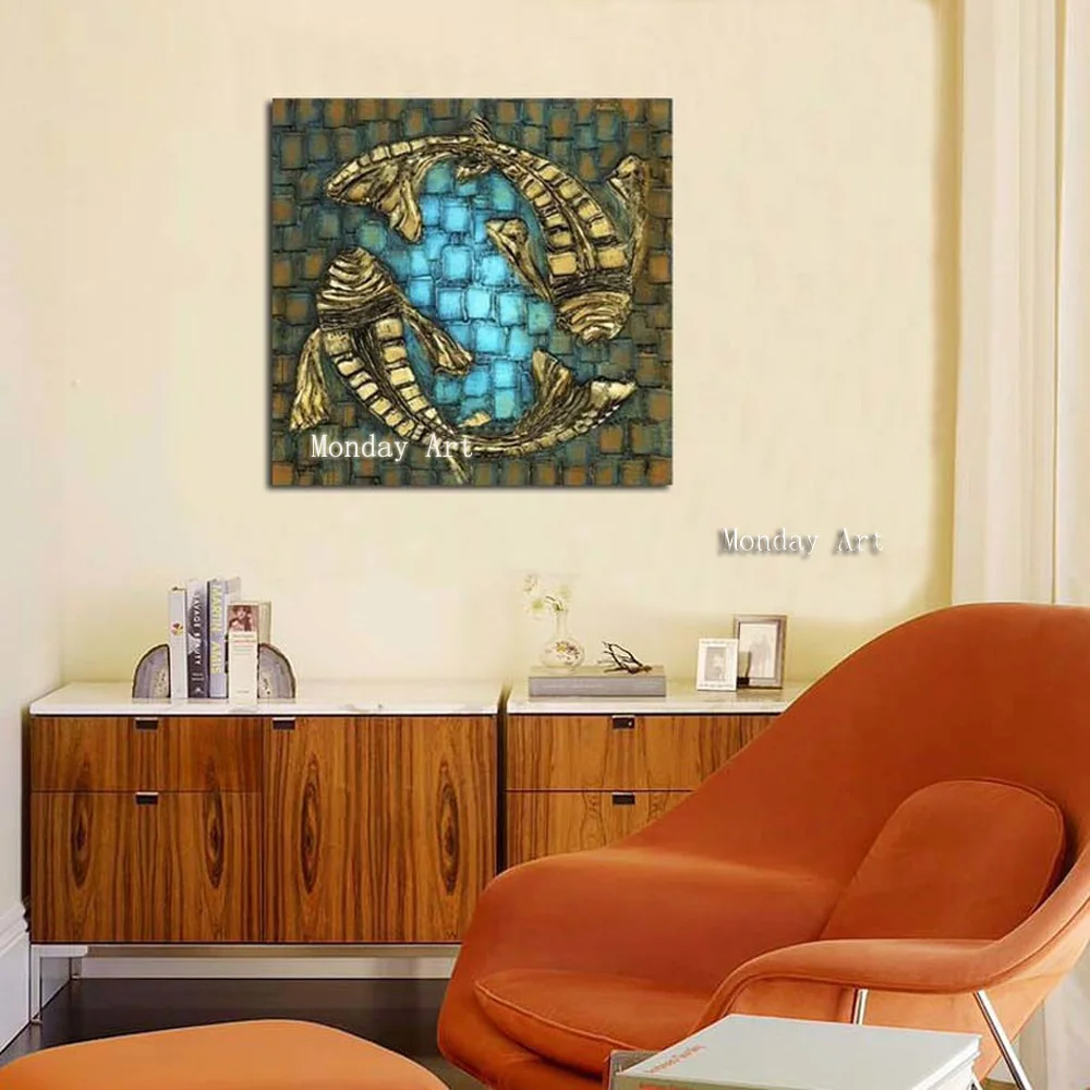 100-hand-painted-simple-style-animal-oil-painting-on-canvas-modern-abstract-two-fish-retro-oil (1)