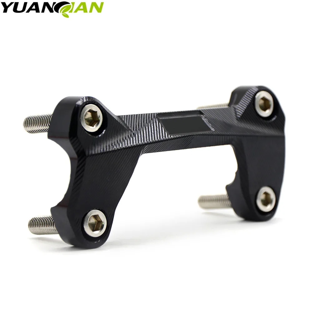 High Quality Motorcycle CNC Aluminum Handlebar Risers Top Cover Clamp Fit For Dirt Bike KTM DUKE 390 200 125 orange black