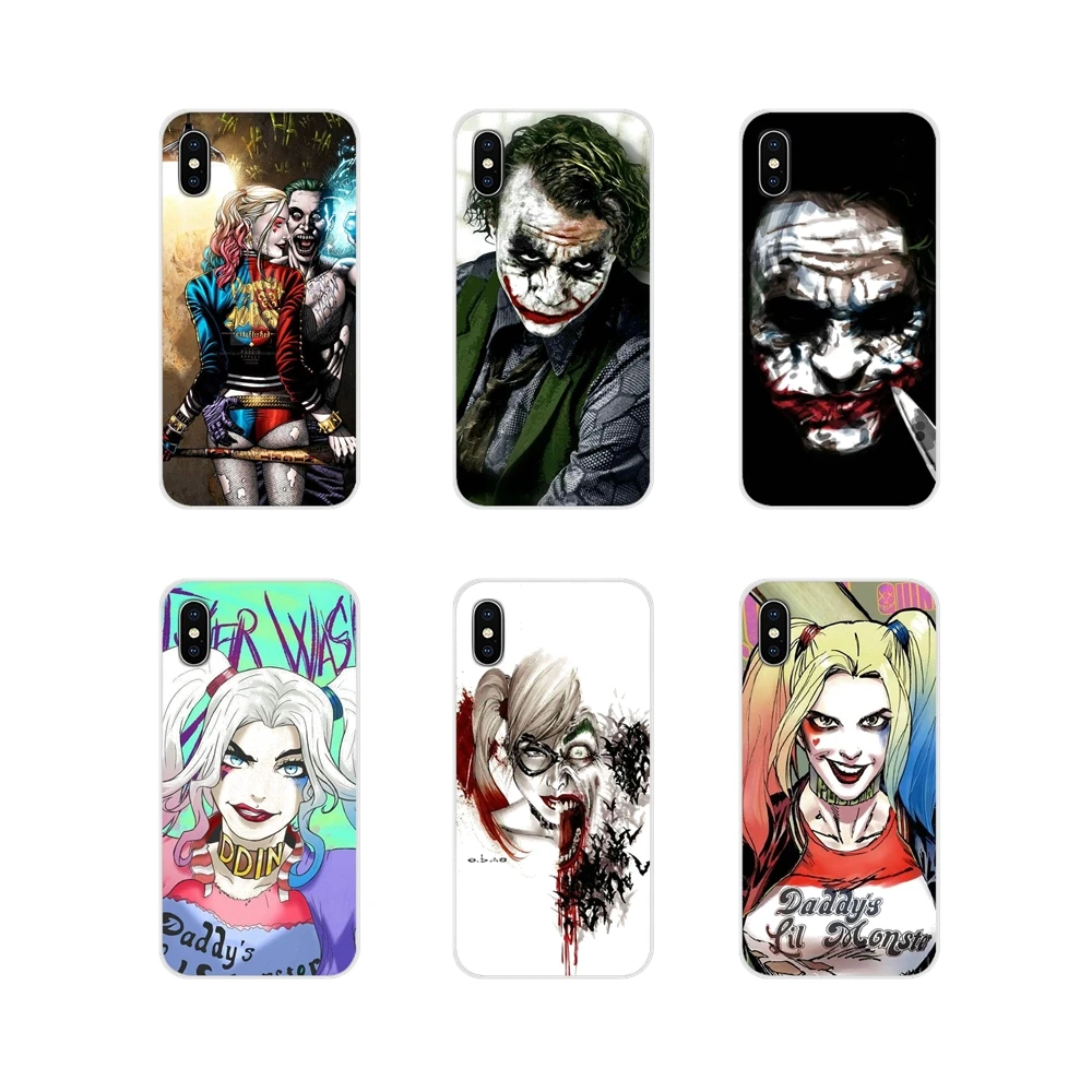 Аксессуары чехлы для телефонов Motorola Moto X4 E4 E5 G5 G5S G6 Z Z2 Z3 G G2 G3 C Play Plus joker harley quinn |