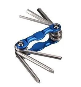 

New Mini Repair Pocket Folding Tool 6 in 1 Bicycle Moutain Road Bike Tool Set Cycling Multi Repair Tools Kit Wrench