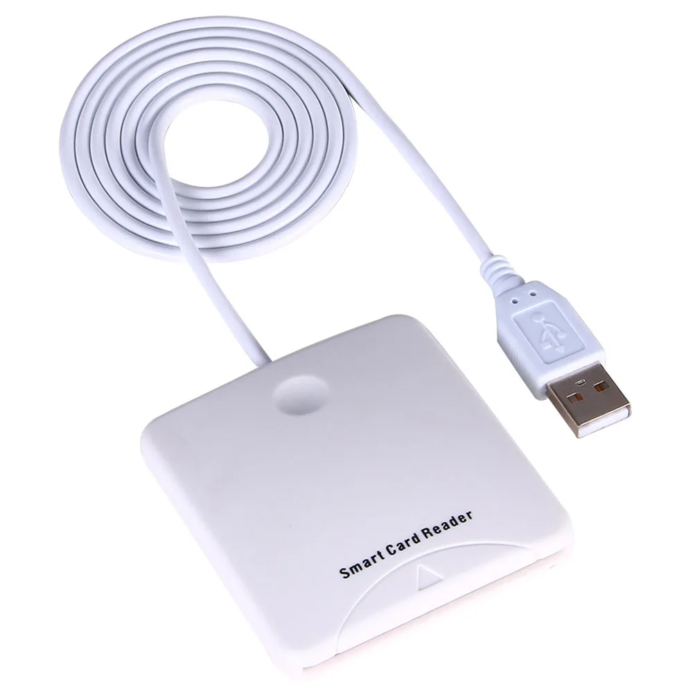Считыватель карт IC USB считыватель смарт чипов со слотом для SIM карты кредитных