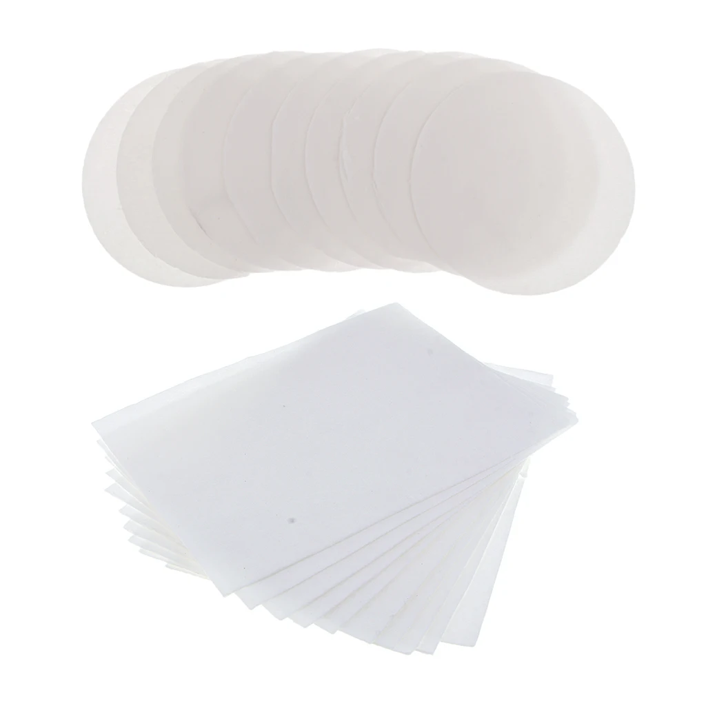 20 Sheets White Square Round Ceramic Fiber Insulation Blanket Thinfire Microwave Kiln Shelf Paper Jewelry Making Supplies