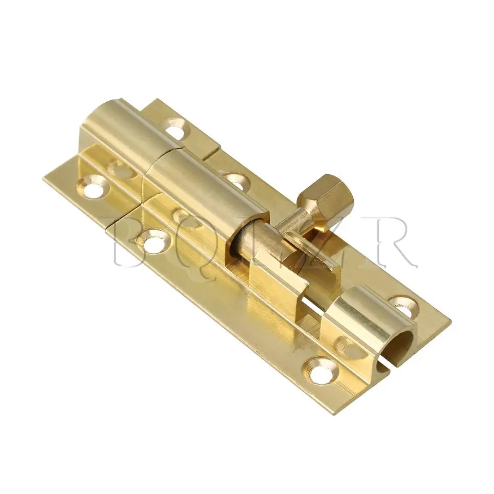 

BQLZR Door Security Slide Latch Lock 2 inch Barrel Bolt with Pure Copper Keep Safe and Private Door Latch Sliding Lock