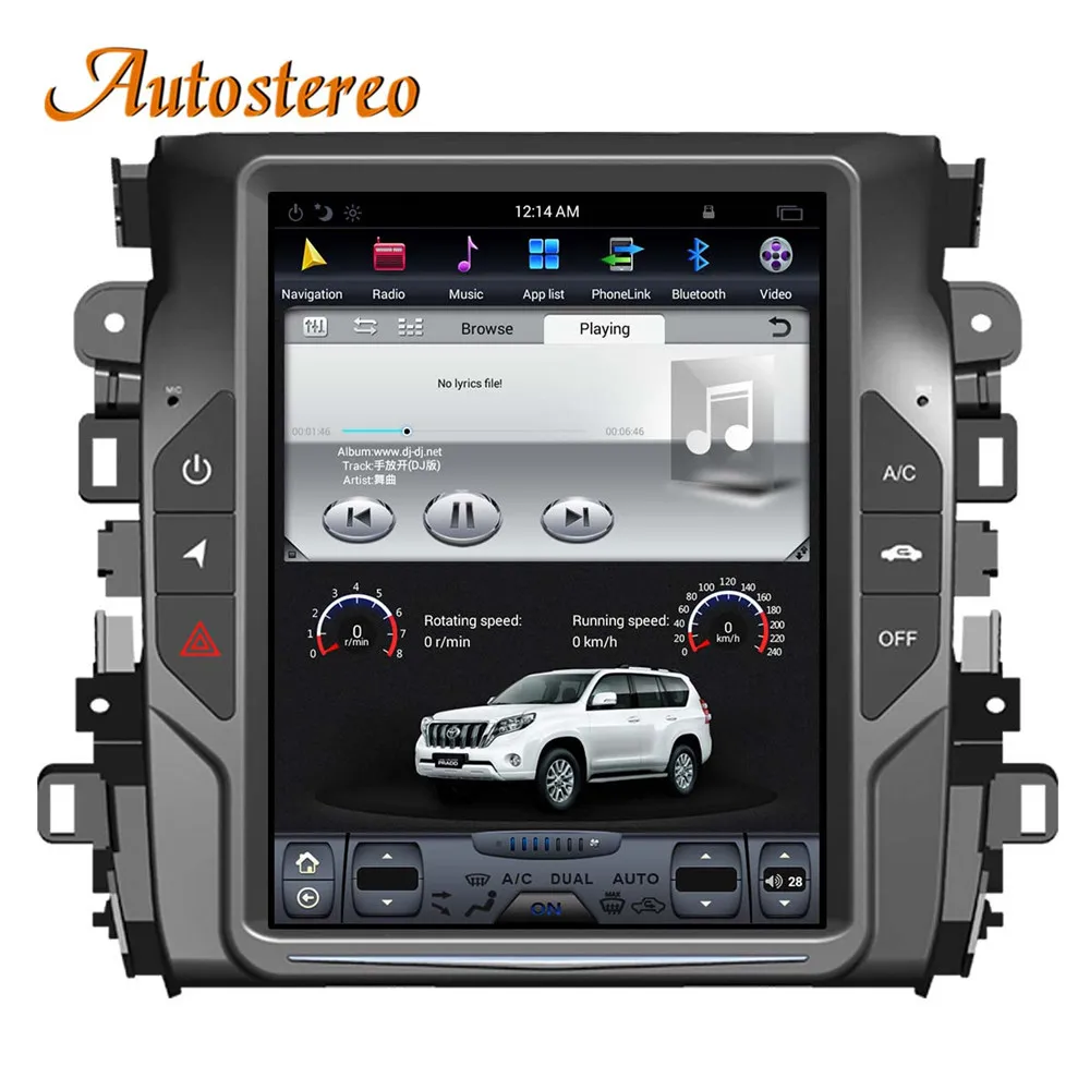 Excellent Tesla style Android Car No DVD Player GPS Navigation For HONDA AVANCIER 2017 2018 stereo headunit multimedia radio tape recorder 6