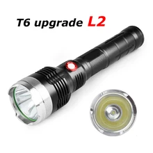 Super Bright 10000lm XM-L2 LED Flashlight Waterproof Torch Lamp Light 26650 battery LED Flashlight Torch Hunting Biking Fishing