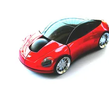 2,4 ГГц Беспроводная оптическая мышь Мыши usb-носитель в форме автомобиля приемник для ПК ноутбука USB приемник