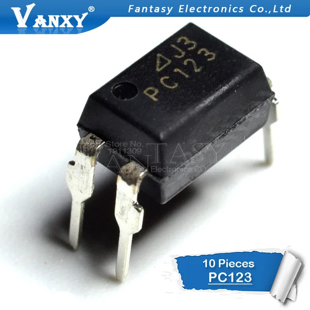 10PCS PC123 DIP4 DIP PC123B DIP 4 new and original ICin Integrated