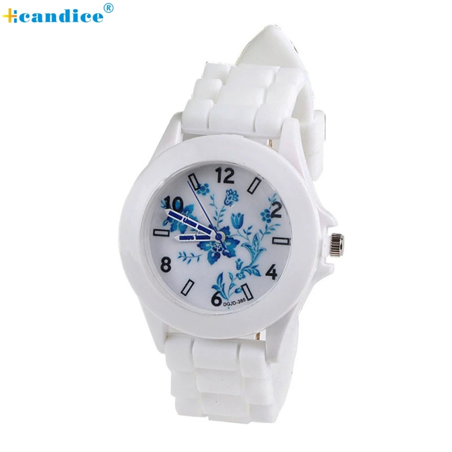 

High Quality Fashion Watches Silicone Rubber Jelly Gel Quartz Analog Women Wrist Watch Creative Mar21