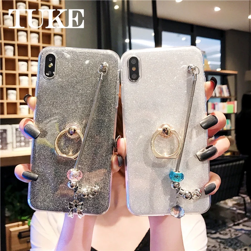 

Glitter Case for Samsung Galaxy A5 A7 J2 Pro J6 J4 Prime J8 A9 2018 J3 J5 J7 2017 J2 Core Note 9 A8 Star Girl Bracelet Cover