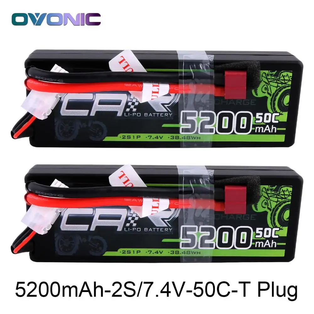 HOOVO 11.1V 5200mAh 3S Lipo Battery 80C – Hard Case With EC3 Connector For RC Cars, Trucks, Boats, FPV Racing