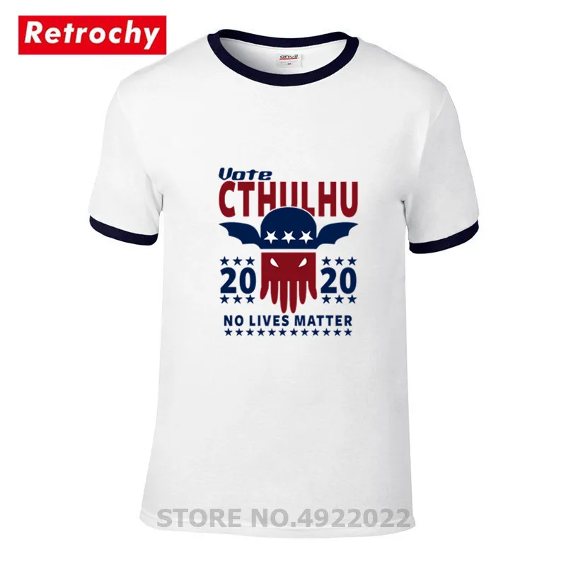 Cthulhu 2020 большая из двух зол Молодежная футболка одежда с короткими рукавами