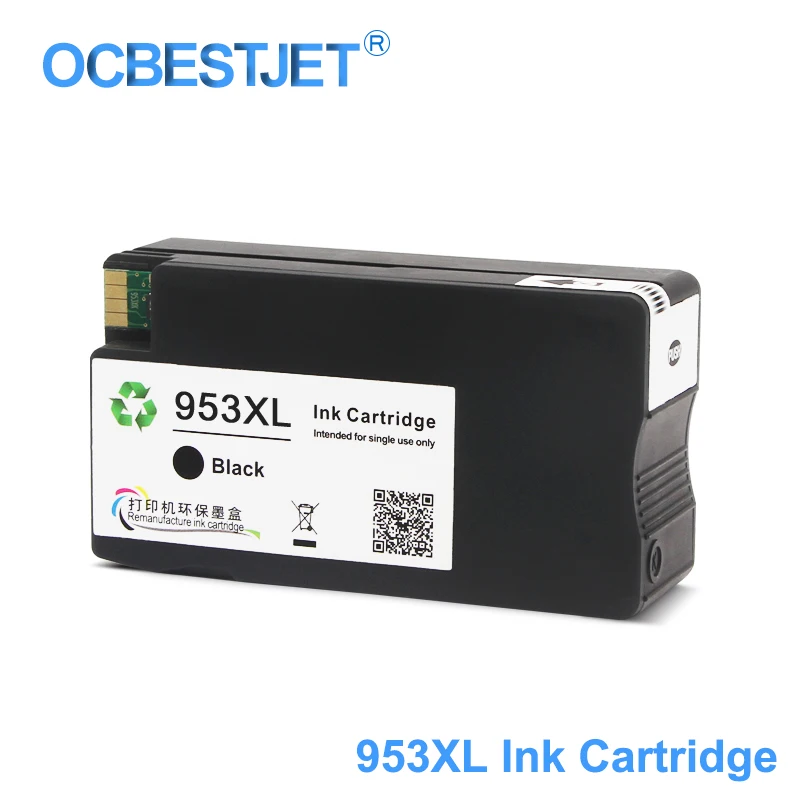 Ocbestjet для hp 953XL 953 XL переработанный чернильный картридж для hp Officejet Pro 7740 8210 8710 8715 8720 8725 8730 8740 E213