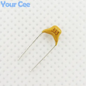 

50pcs Monolithic Ceramic Chip Capacitor MLCC Multi-layer Ceramic Capacitor 0.033UF 33NF 333 50V + / - 20%