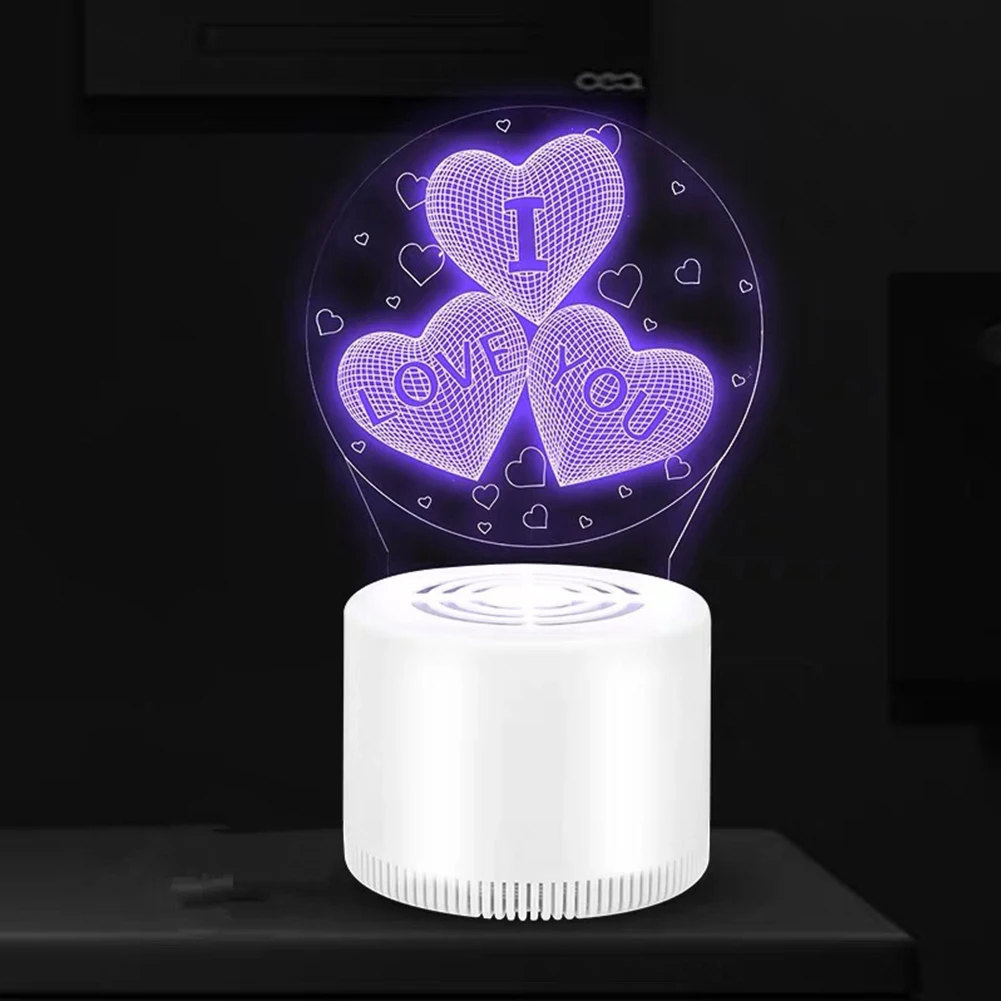 

Radiationless Baby Room Electric LED Light Mosquito Killer Lamp Bug Zapper 3D Household Insect Trap UV USB Power Catch Fly