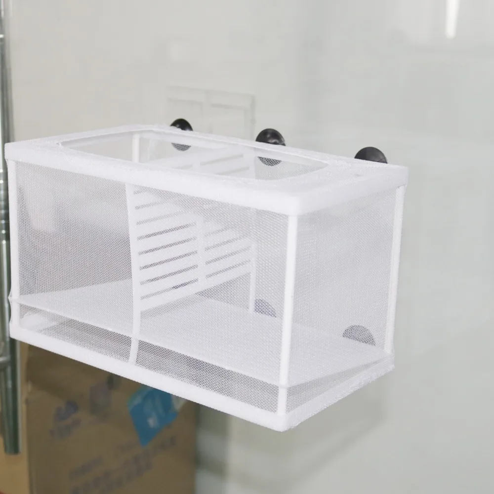Fish Breeding Incubator Net Hanging Fish Hatchery Isolation Box Aquarium Accessory 1 Pcs