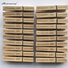 100 на заказ на день рождения Зажимы держателей карт подарок на день рождения деревянные прищепки с Персонализированные надписи