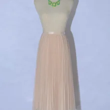 Макси юбка лолита Saia Империя полиэстер темперамент Европа и Америка настоящий стиль Женская высокая талия плиссированная юбка