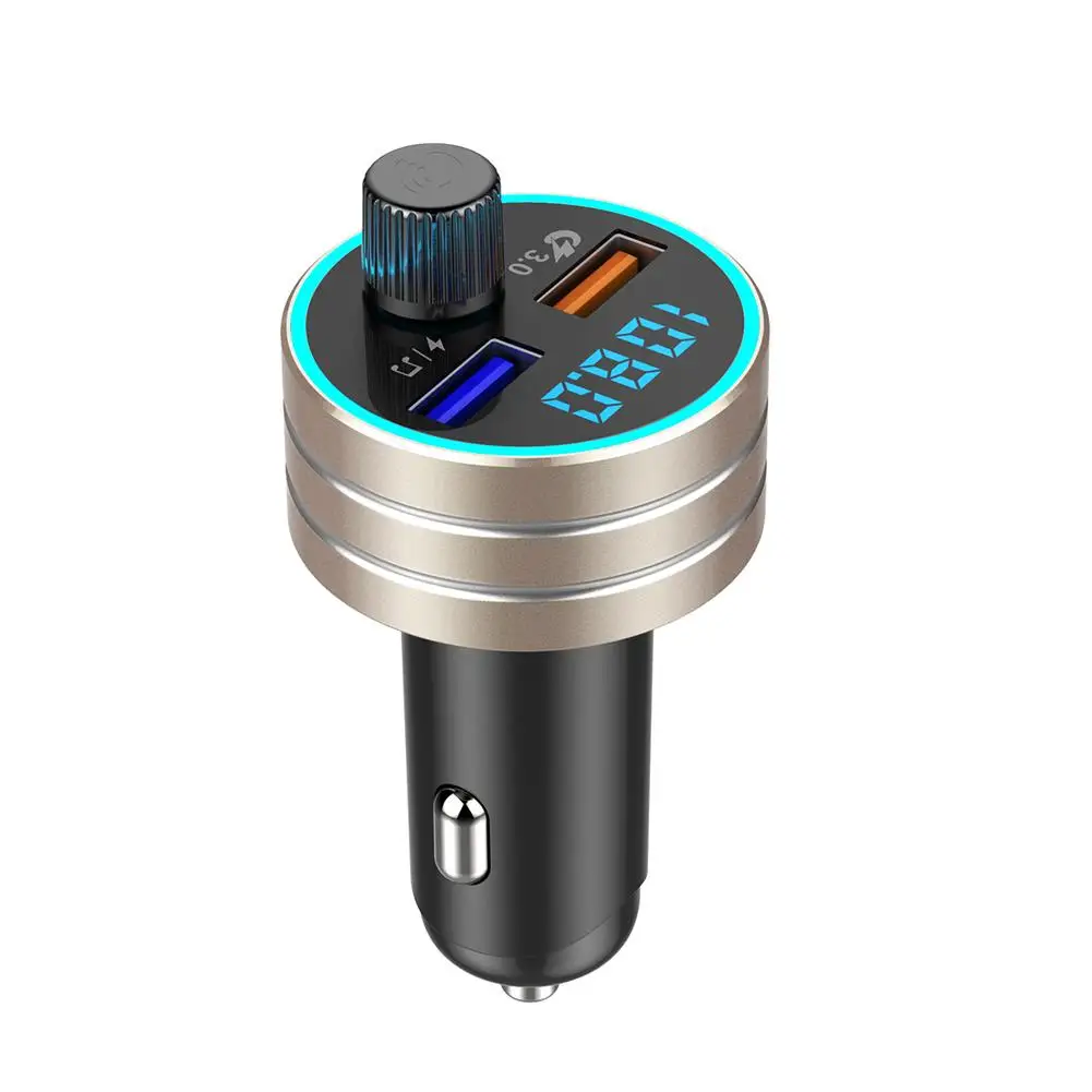 Новый автомобильный Bluetooth FM передатчик беспроводной громкой связи аудио