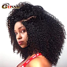 Gossip Pre Plucked 360 Lace Frontal Wig 150% Density Brazilian Curly Human Hair Wigs For Black Women Non Remy Lace Front Wig