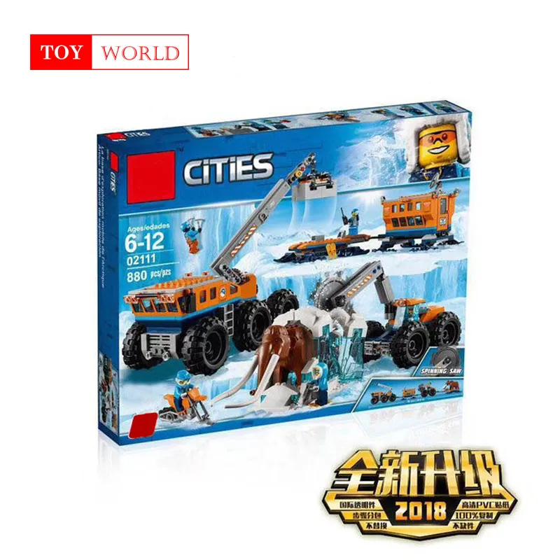 

New City Set Arctic Exploration Mobile Base Compatible With LegoINGLYS City 60195 Model Building Block Bricks Toys Children Gift