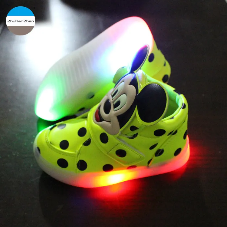 2018 Led Light Shoes 1 To 5 Years Old Baby Boy And Girl Casual