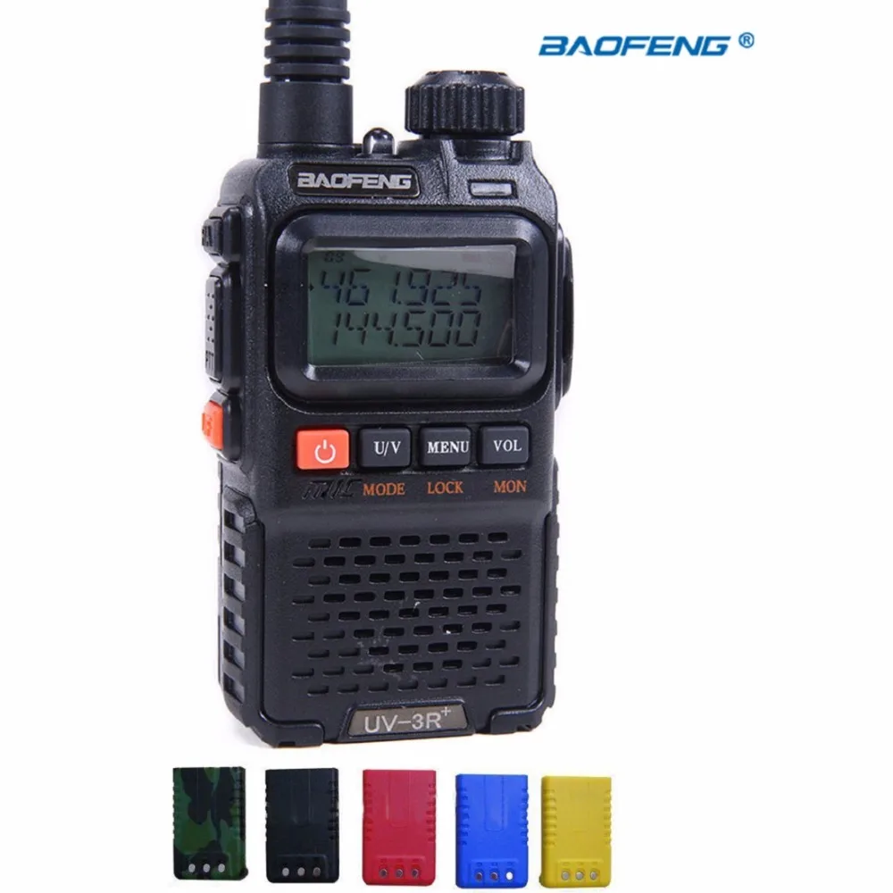 BAOFENG UV 3R + Plus Walkie Talkie CTCSS Двухдиапазонная частота двухсторонняя рация Любительская