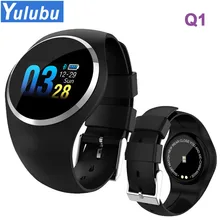 Yulubu Горячая Q1 Smart Сердечного ритма Фитнес трекер ручные умные браслеты часы кровяное Давление Для женщин/для девочек, одежда для купания, часы
