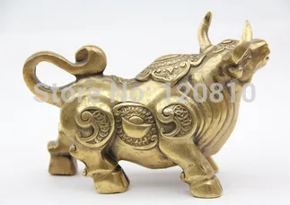 

Precious Artware Cow Statue Oriental Bronze Copper Ware Collection Decoration T002