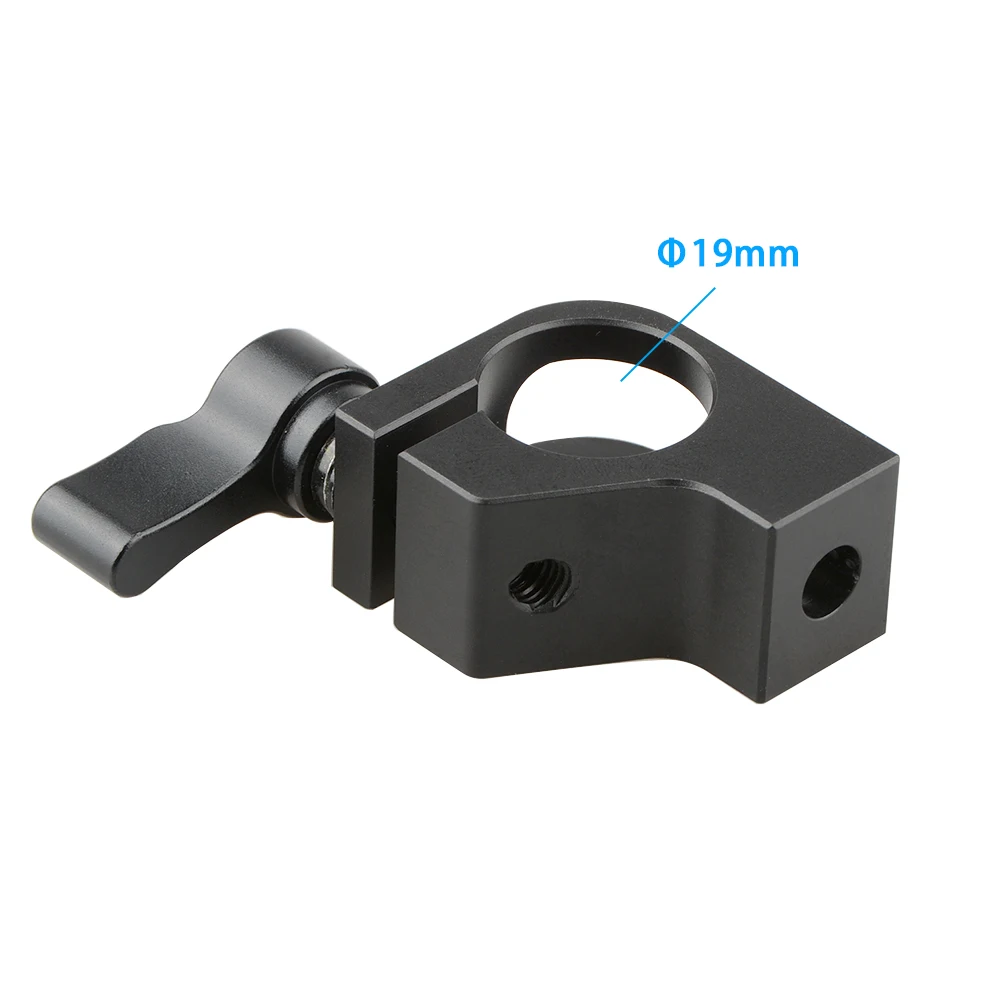 CAMVATE Standard 19mm Single Rod Clamp With 1/4"-20 Thread Screw For 19mm Rod Support System (Lens Motors/EVF Mounts Mounting) 3