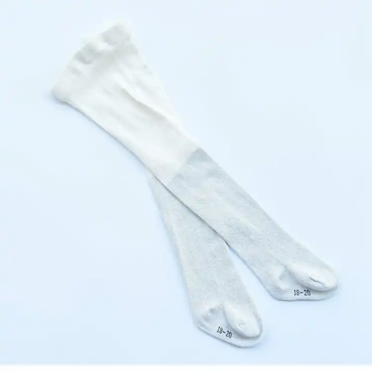 baby girl silver tights