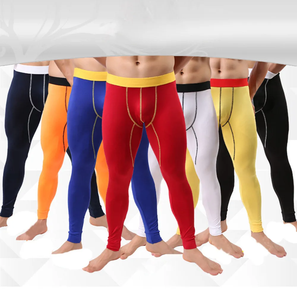 High Quality Men's Baselayer Underwear Warm Cotton Legging Pants